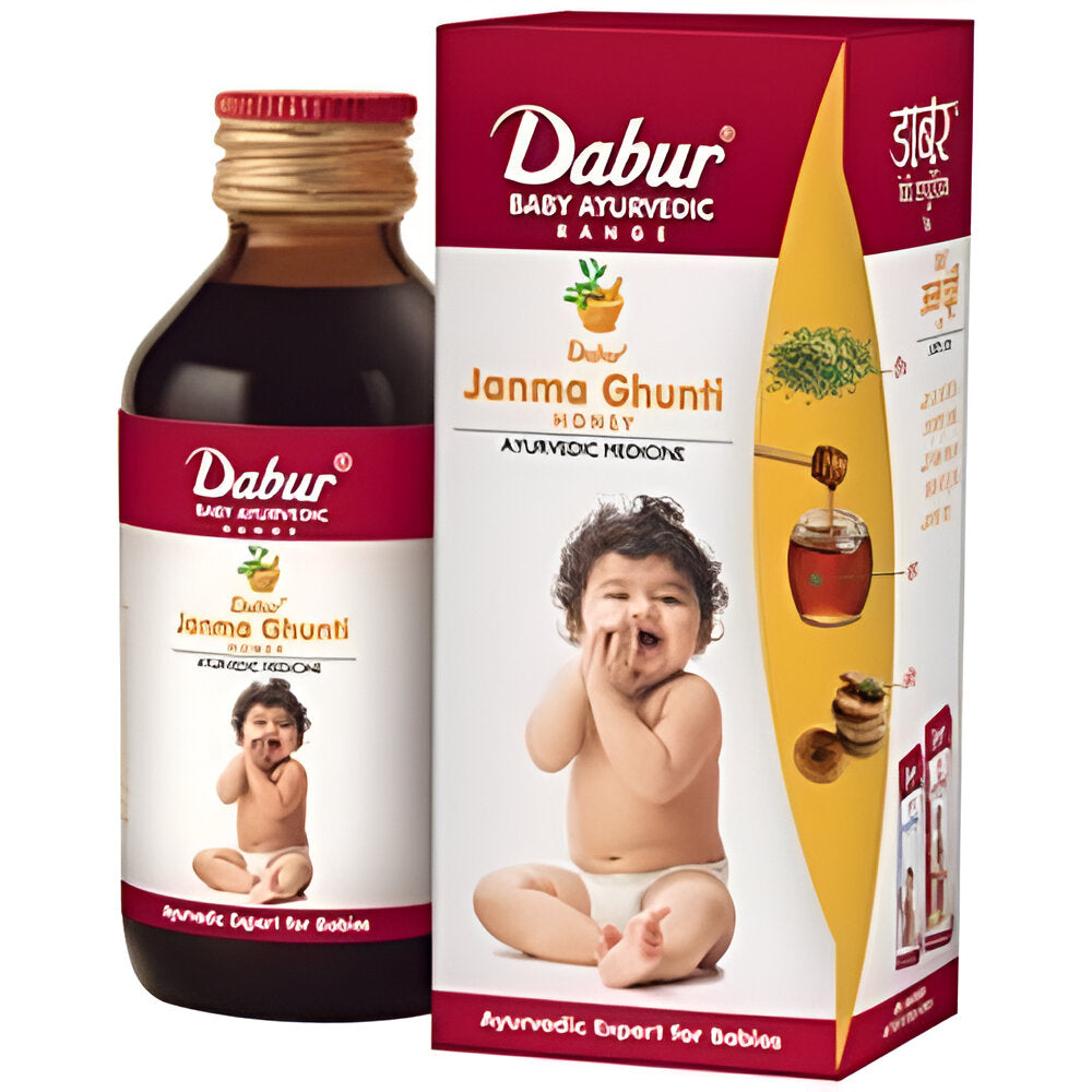 Janma Ghunti Honey – Ayurvedic Digestive Tonic for Infants (125 ml)