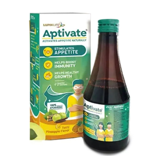 Aptivate Syrup – 100% Ayurvedic Appetite Stimulant for Children | Boosts Immunity | 200ml